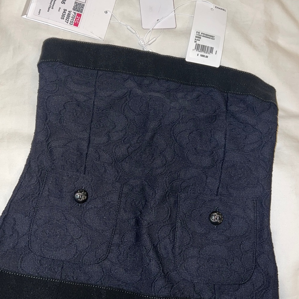 Chanel strapless one piece swim brand new tags attached
